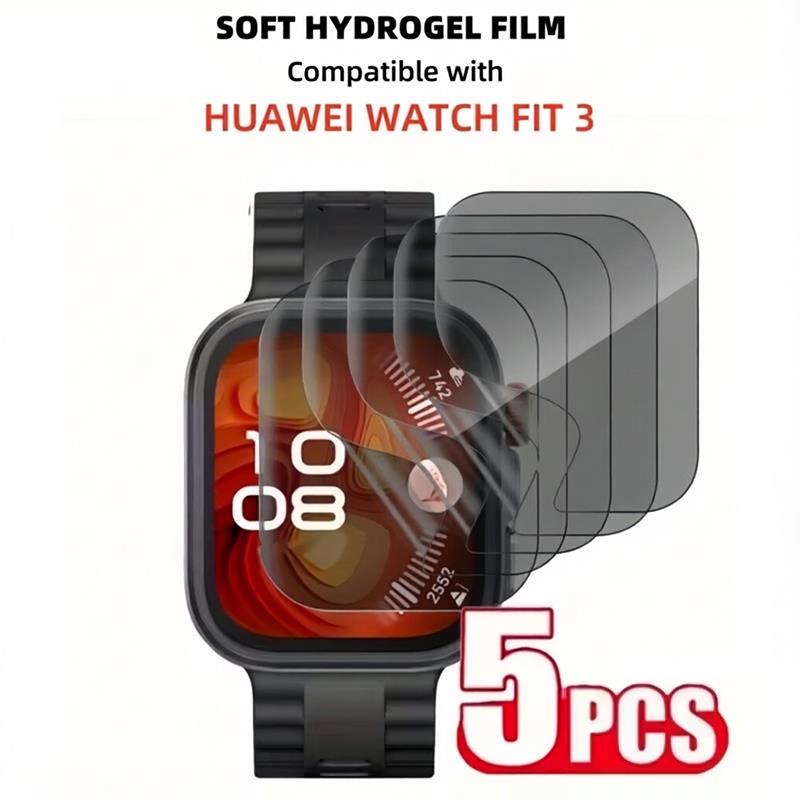 Hydrogel Screen Protector - 5 Stück Privatsphäre-Hydrogel-Displayschutzfolie für Huawei Watch