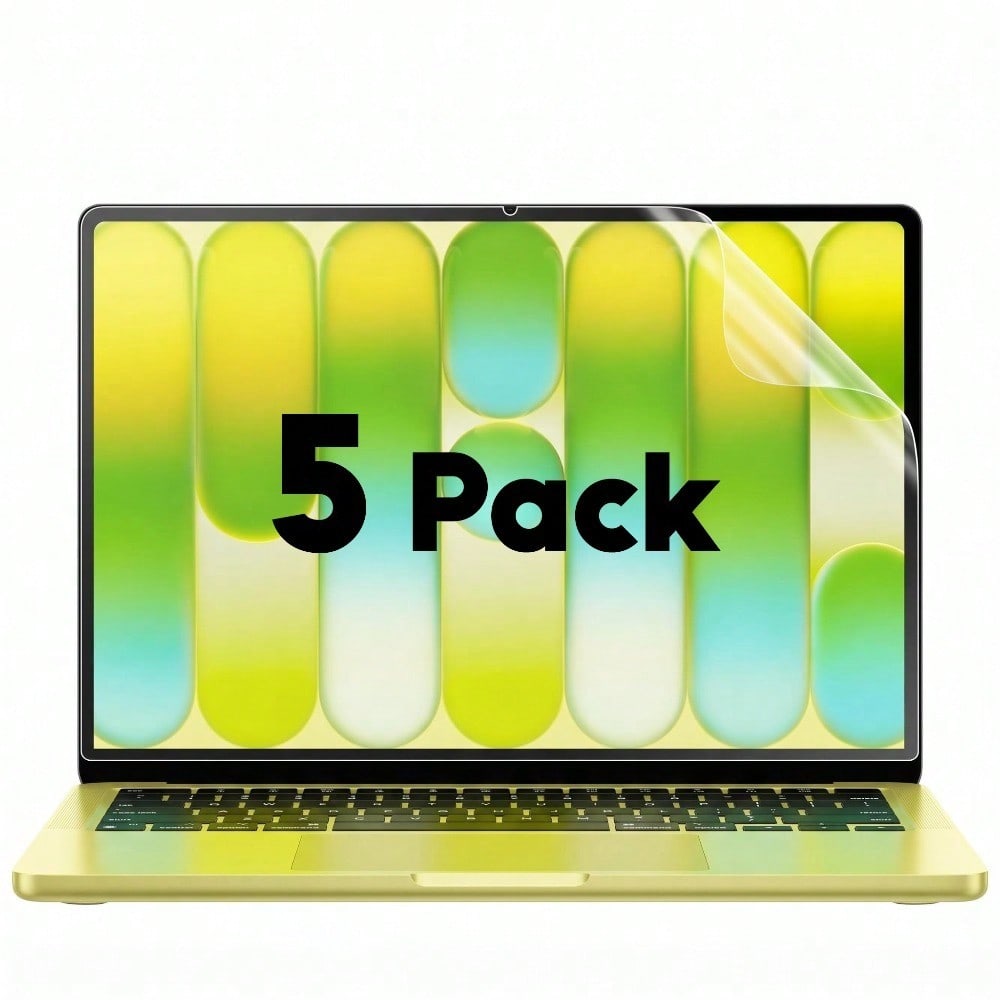 Matte Anti Glare Screen - 5er-Pack Anti-Glare Displayschutzfolie 2026 für Macbook